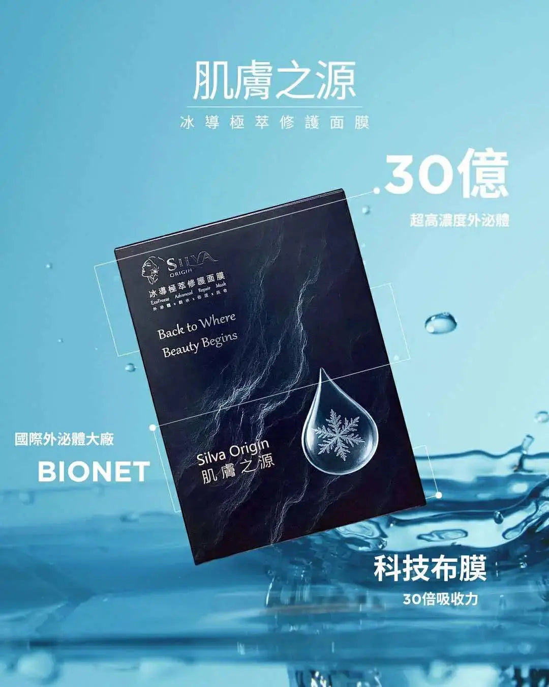 ExoFreeze冰導極萃修護面膜 SILVA ORIGIN